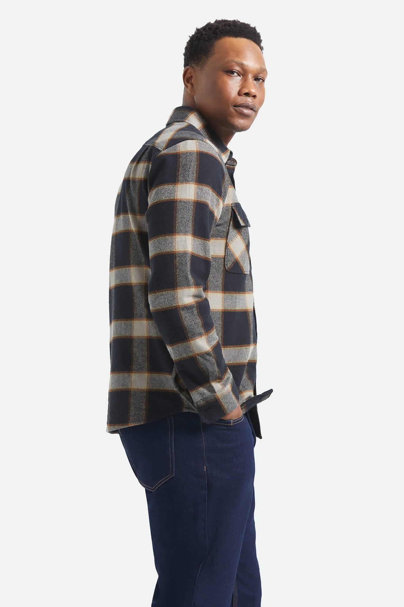 Bowery Flannel - Black/Cream - Image 6
