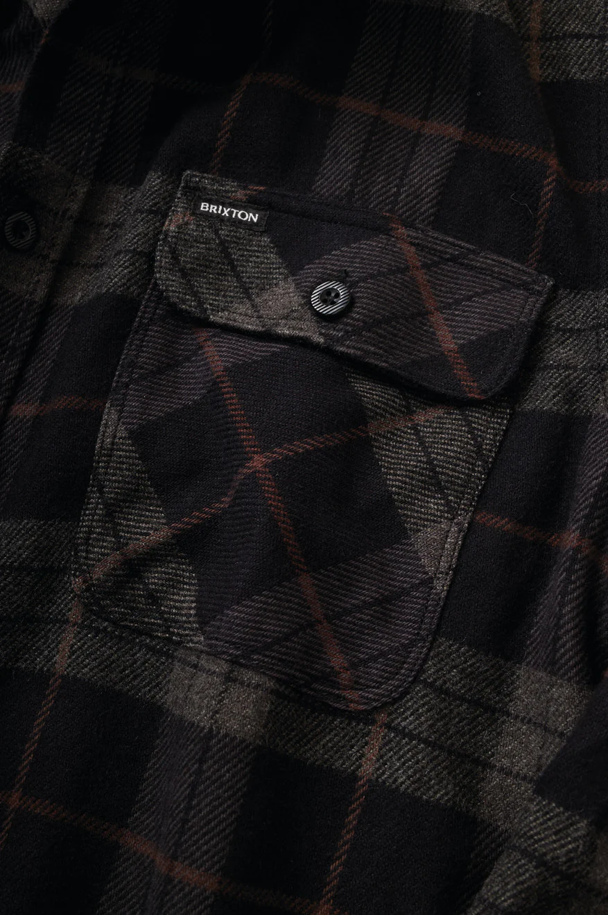Bowery Flannel - Black/Charcoal - Image 3