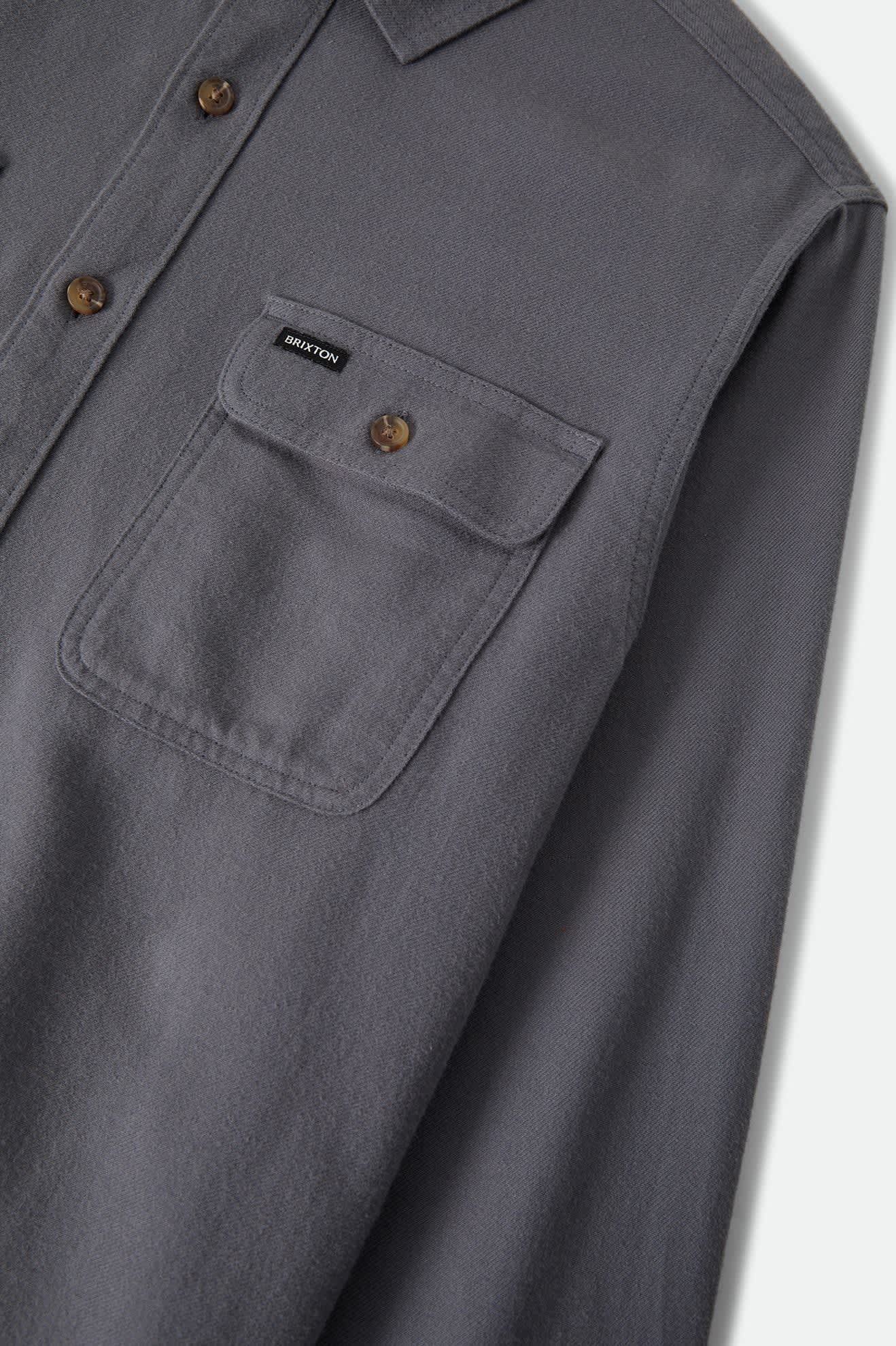 Bowery Lightweight Ultra Soft Flannel - Future Grey - Image 7