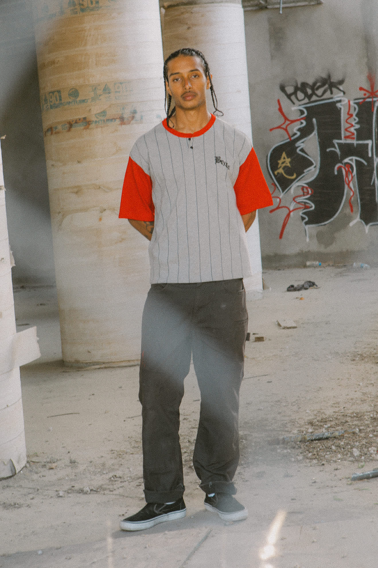 Builders Carpenter Stretch Pant - Washed Black - Image 7