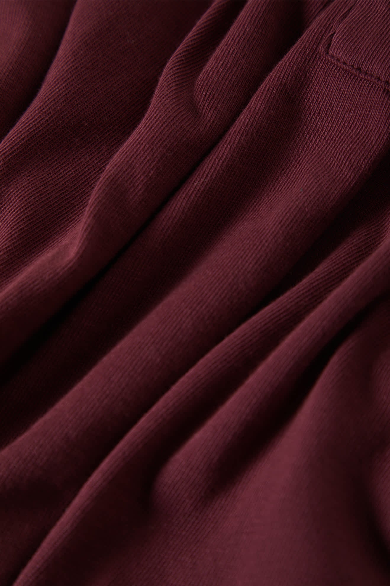 Carefree Organic Garment Dye Perfect T-Shirt - Port - Image 5