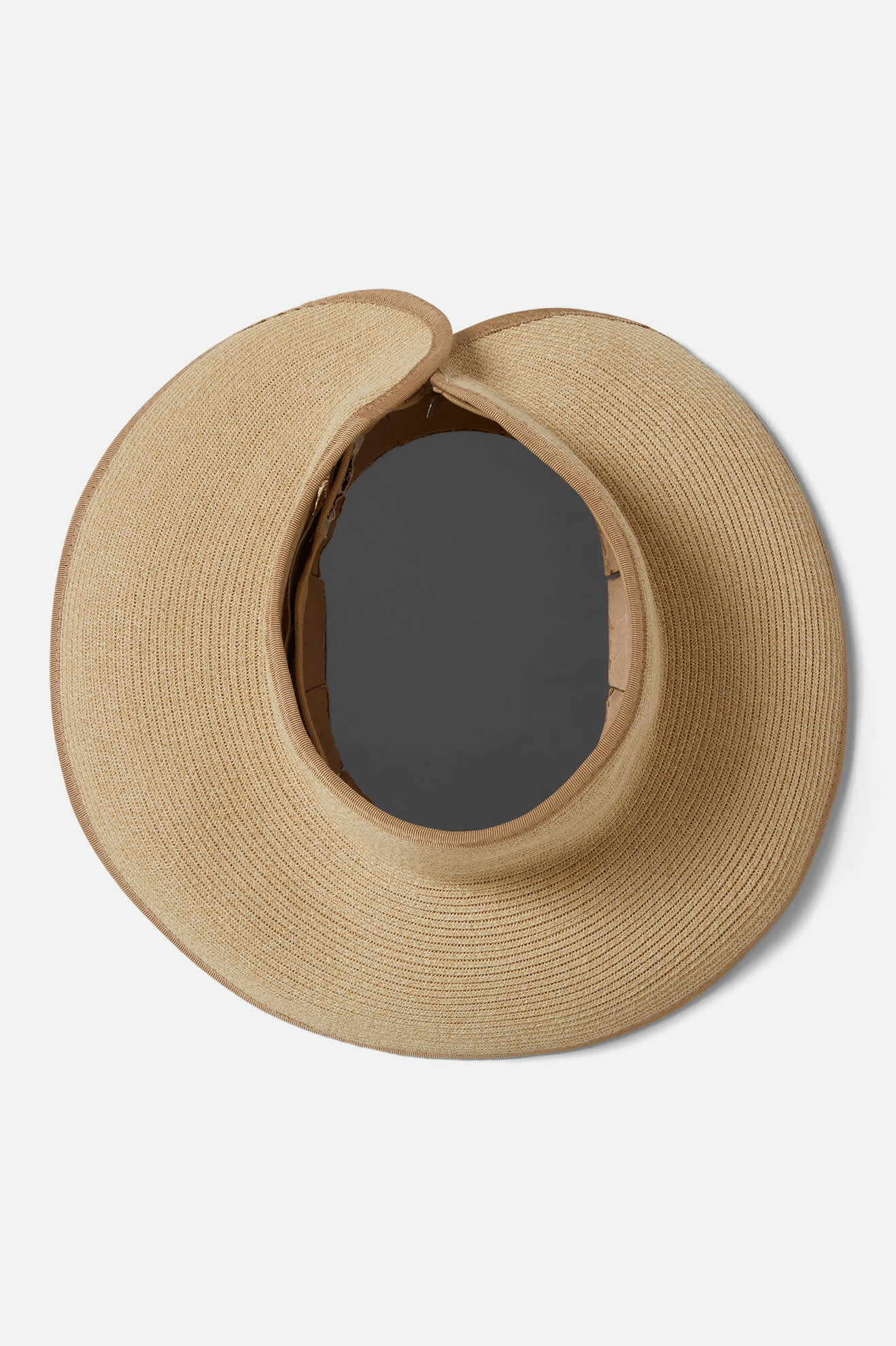 Ivy Packable Straw Visor - Tan - Image 4
