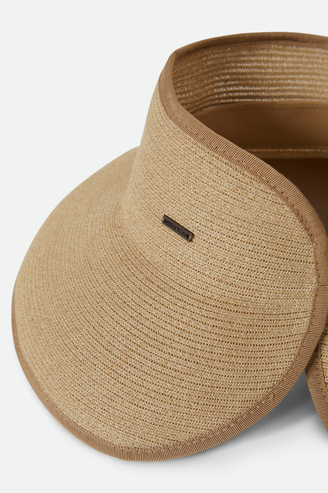 Ivy Packable Straw Visor - Tan - Image 5