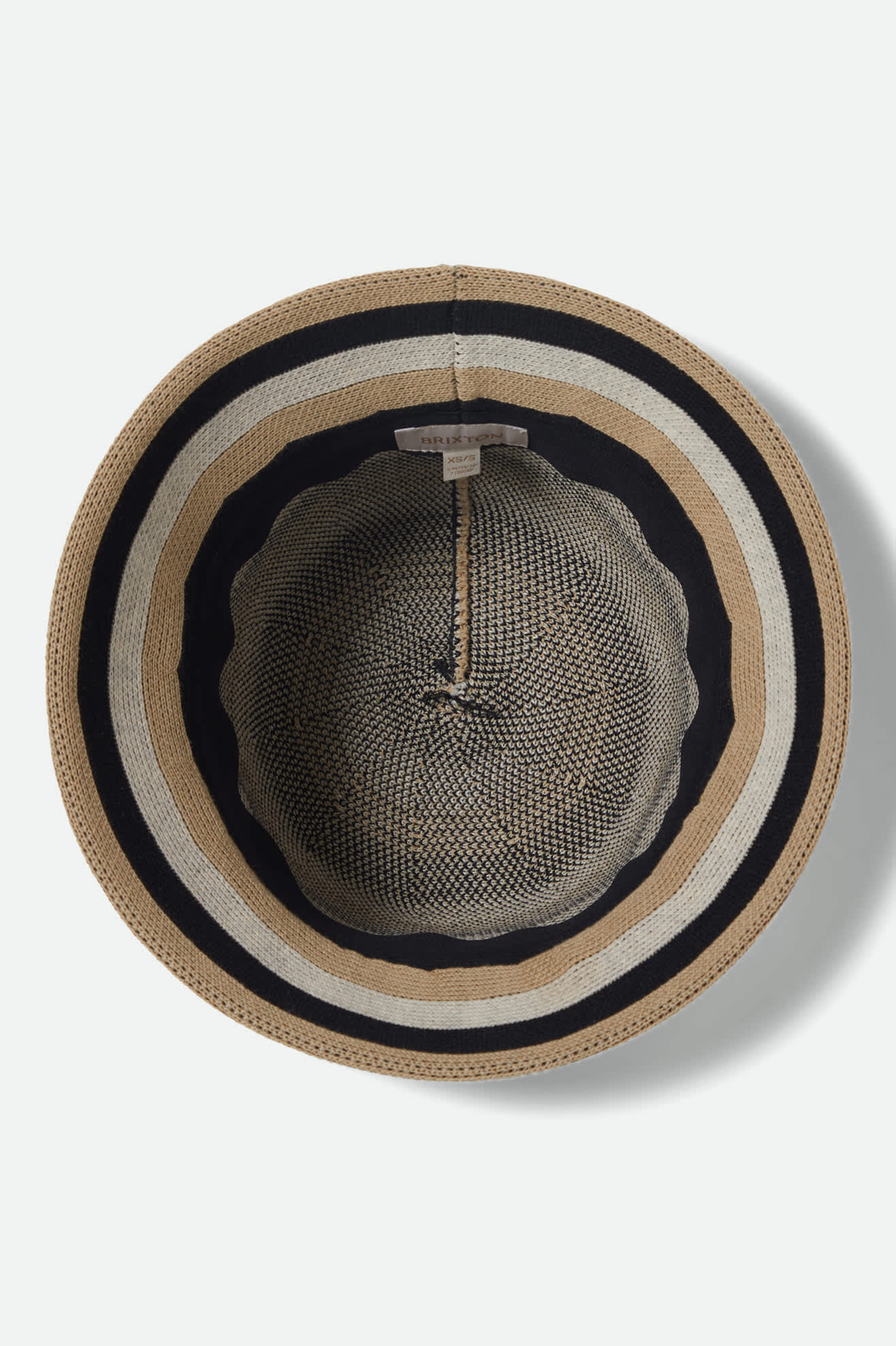 Lisboa Knit Packable Bucket Hat - Black/Sand/Whitecap - Image 6