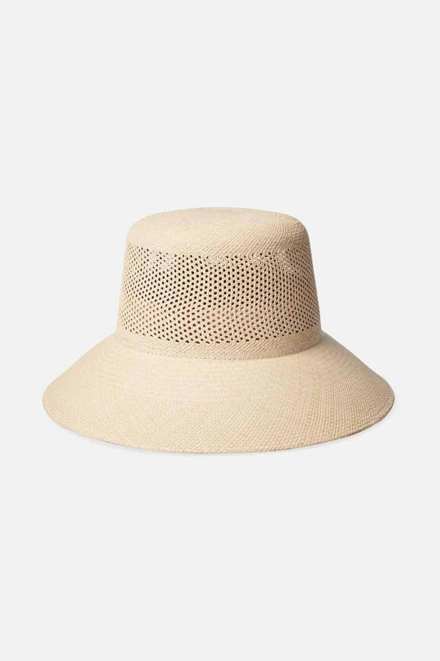 Lopez Panama Straw Bucket Hat - Catalina Sand - Image 3
