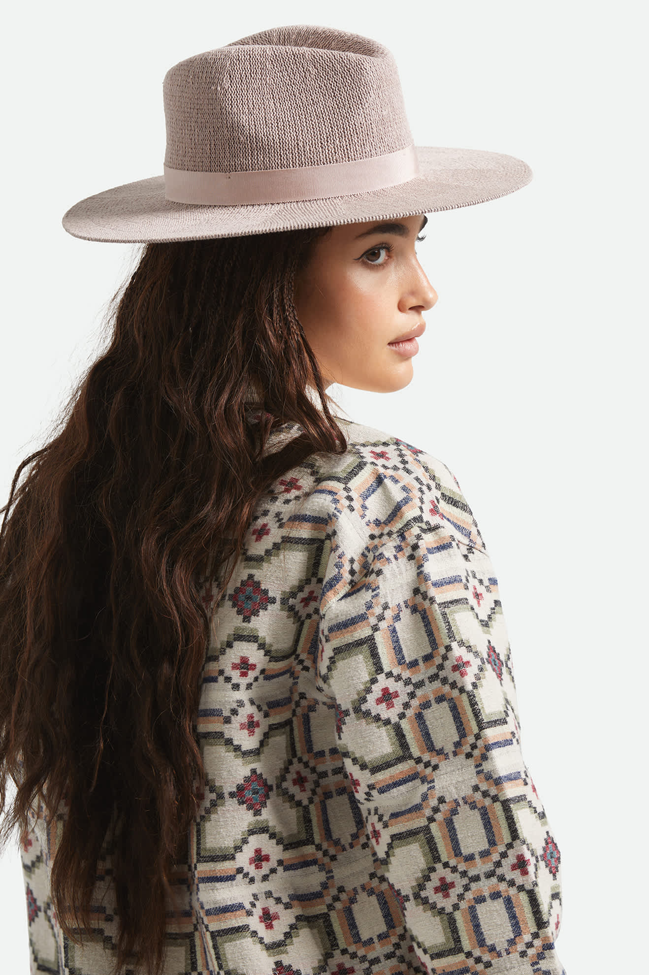 Lyons Knit Packable Hat - Chalk Pink - Image 3