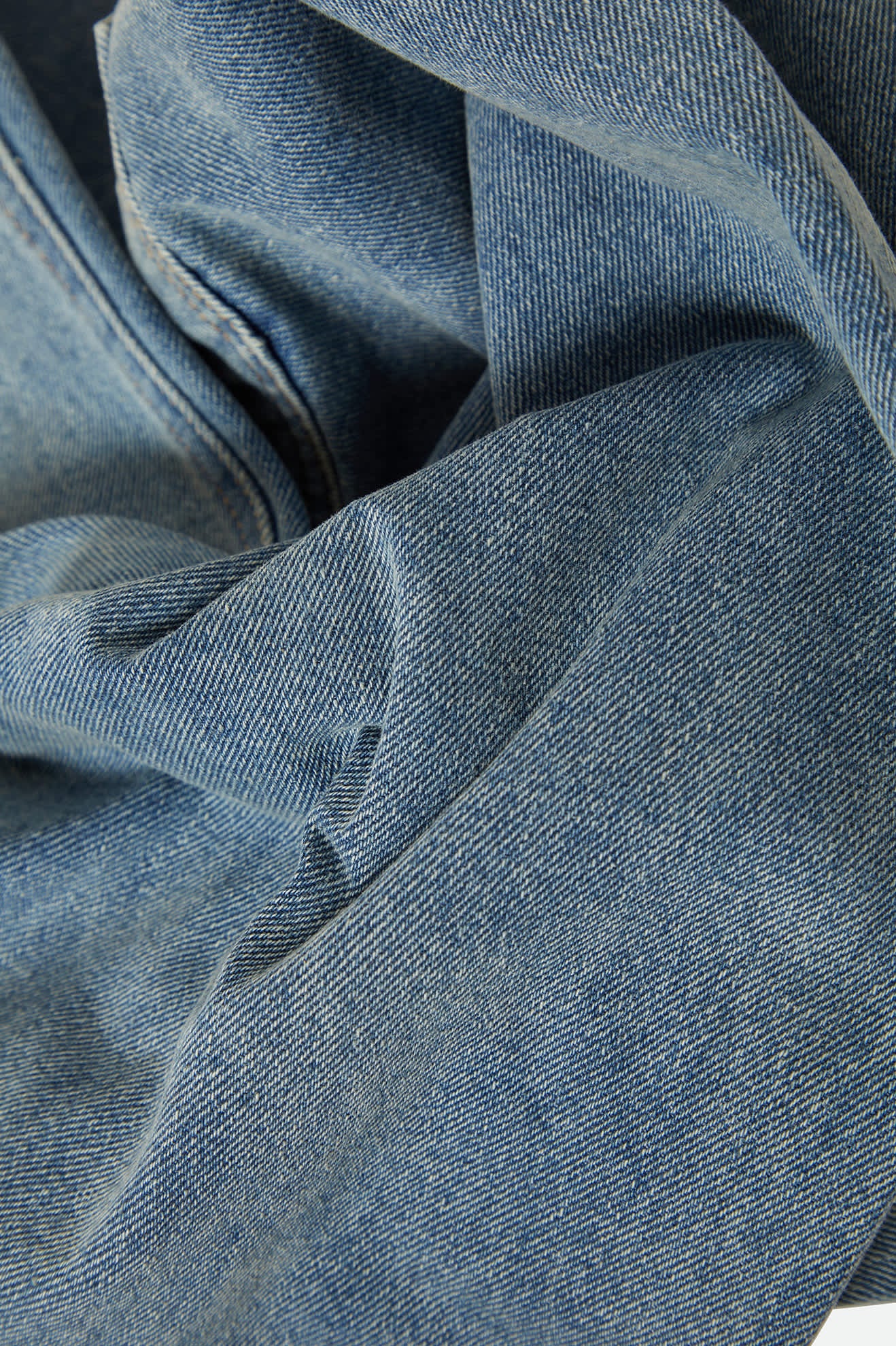 Margo Cropped 5-Pocket Pant - Light Denim - Image 4