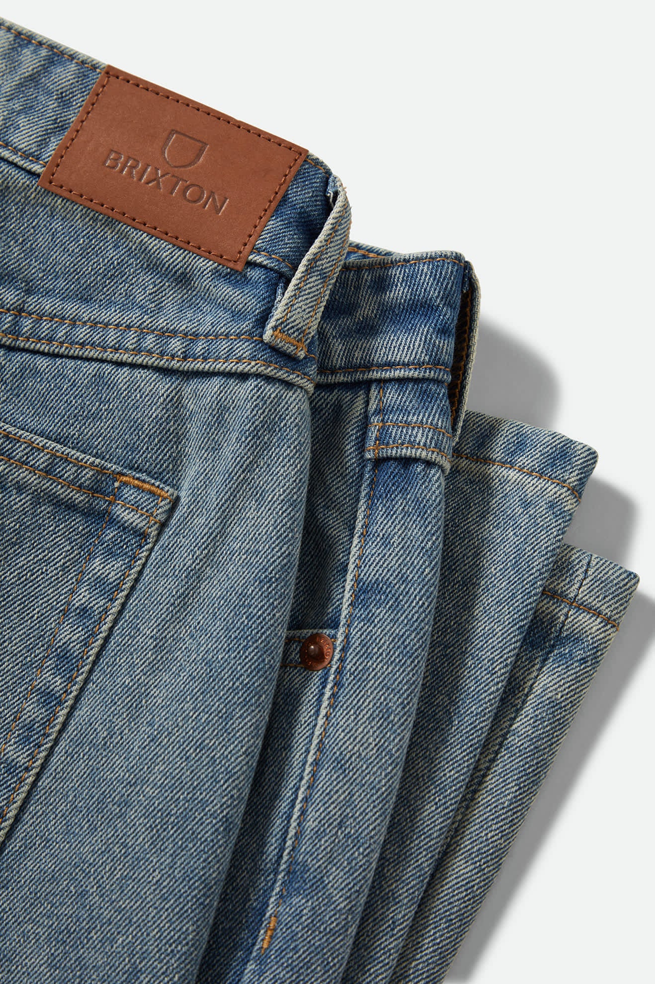 Margo Cropped 5-Pocket Pant - Light Denim - Image 5